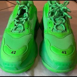 Balenciaga Triple S Neon Green
